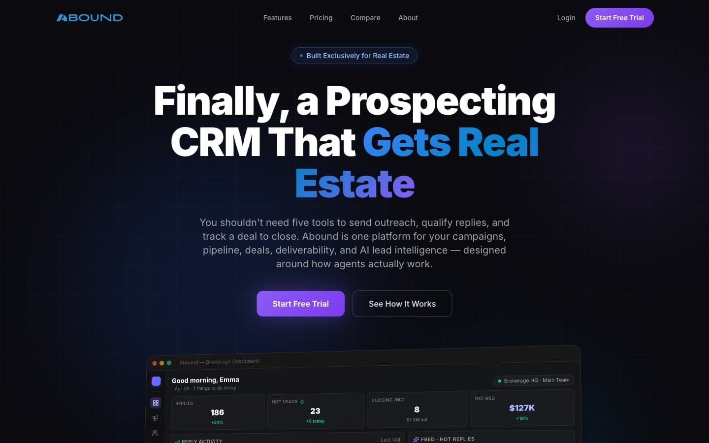 Abound product screenshot