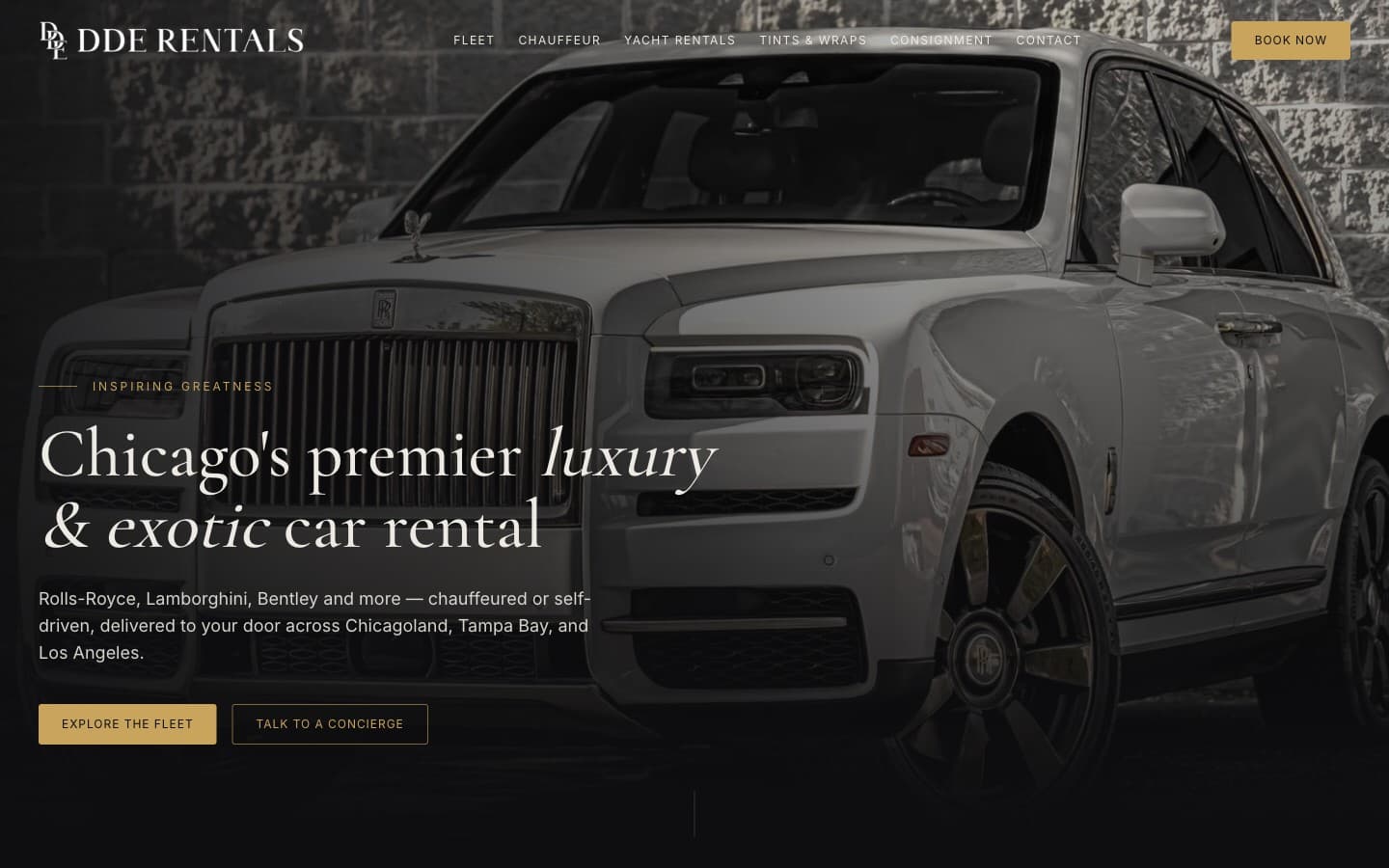 DDE Rentals product screenshot