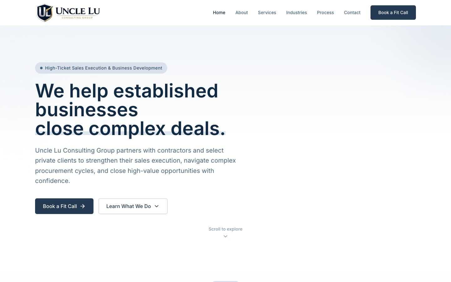 Uncle Lu Group website